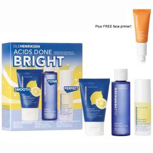 OLEHenrikson - Acids Done Bright Trio + FREE Banana Bright Face Primer 15ml NIB
